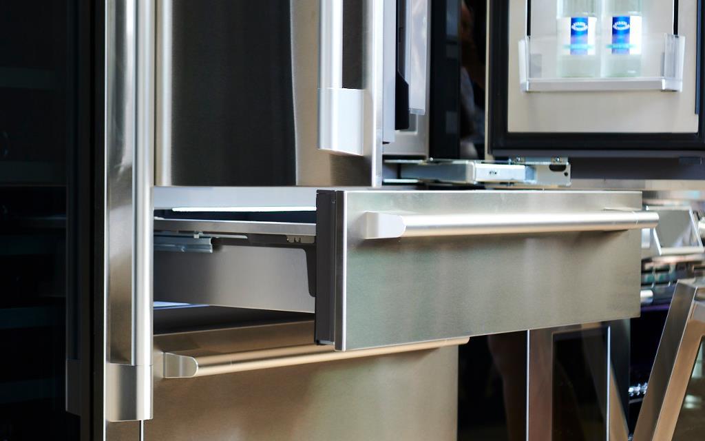 IFA 2018: The convertible drawer forms part of one of the refrigerators at the SIGNATURE KITCHEN SUITE exhibition for LG