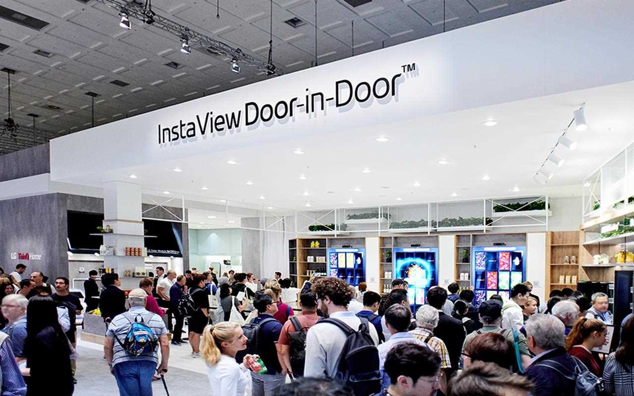 The InstaView Door-in-Door Refrigerator was on show at IFA 2019, with a game taking place to get people involved with the technology | More at LG MAGAZINE