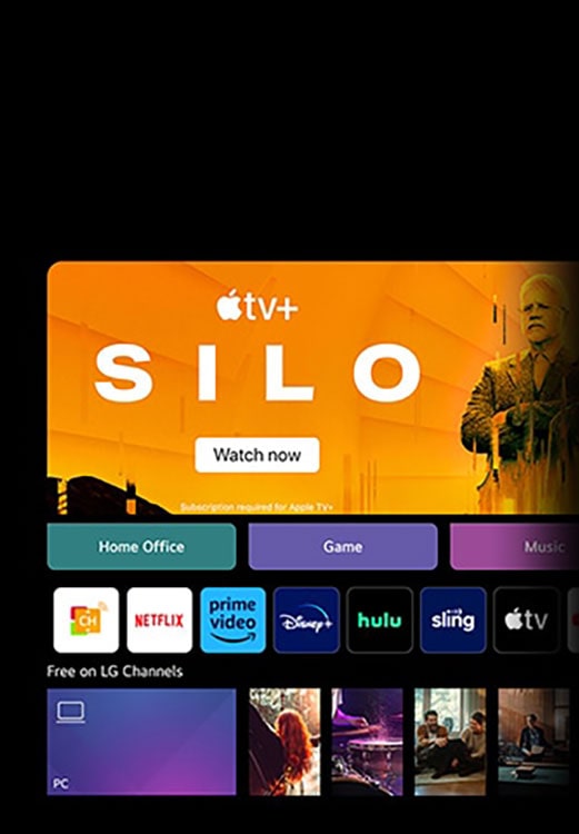 Pick your taste with webOS 23.	