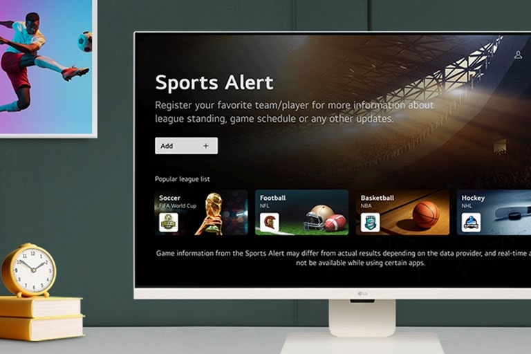 webOS 23 - Sports.	