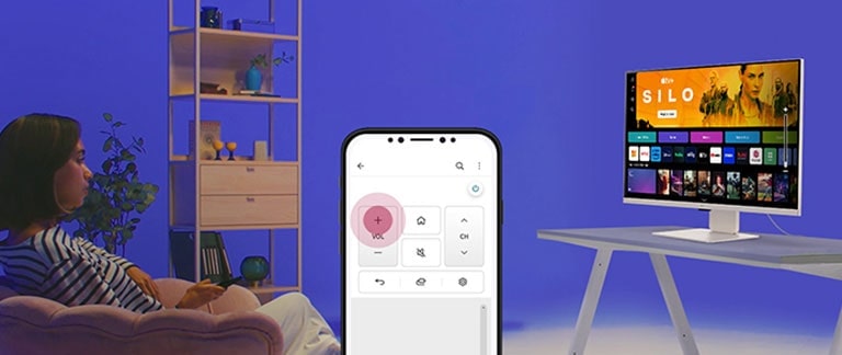 With the ThinQ app, you can use key remote control features.	