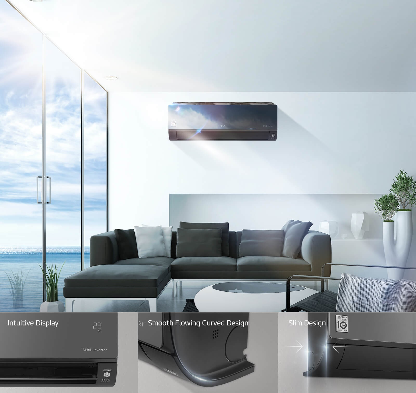 Aer Condiționat LG Artcool Mirror AC18BK | LG ROMANIA