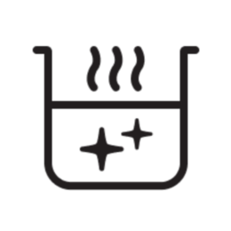 Este afișată o pictogramă cu o roată dințată cu o bifă în centru.