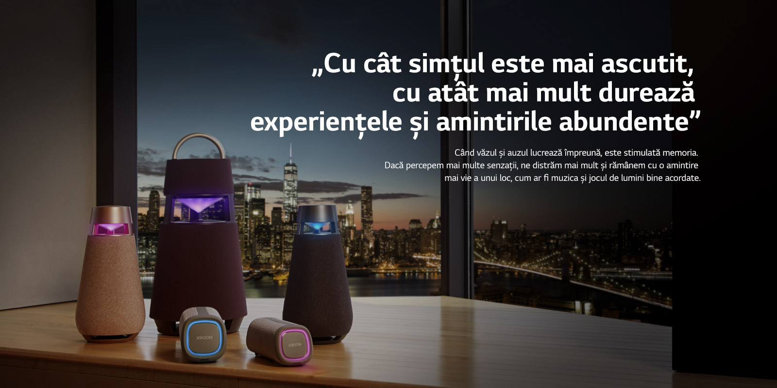 Imagine cu familia XBOOM.