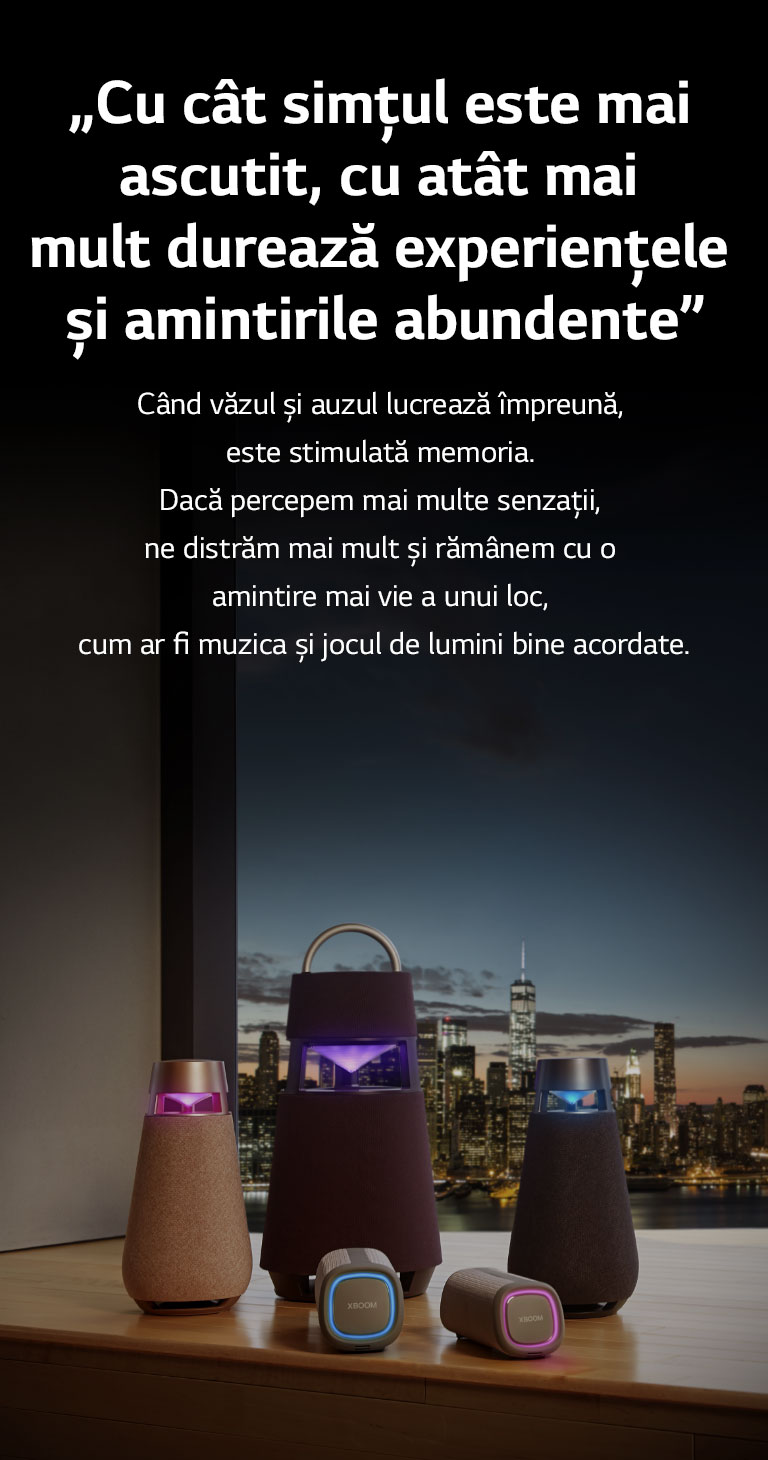 Imagine cu familia XBOOM.