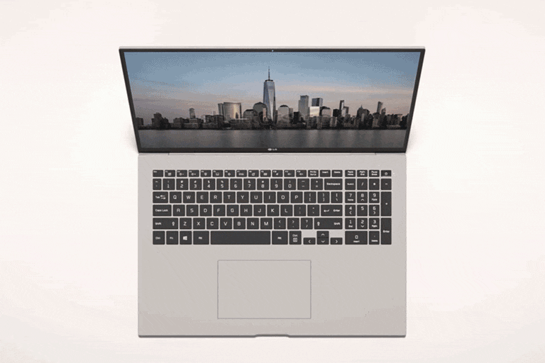 LG gram rămâne în permanență pornit în timpul programului de lucru.