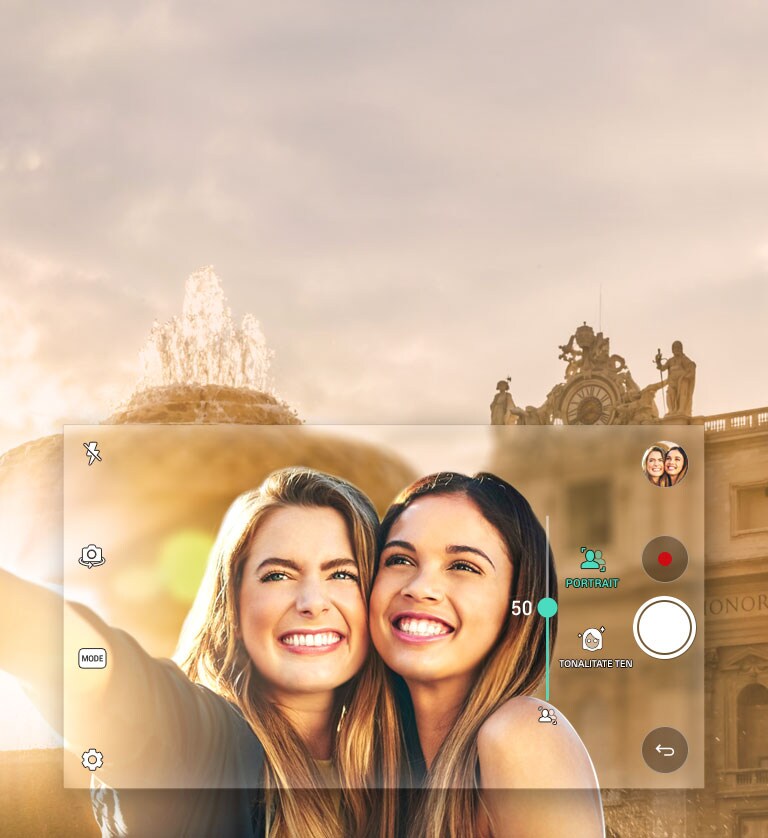 Cameră pentru selfie de 8 MP cu Mod portret<br>2