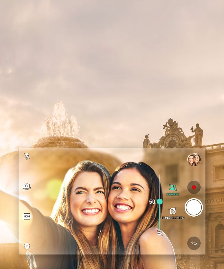 Cameră pentru selfie de 8 MP cu Mod portret<br>2