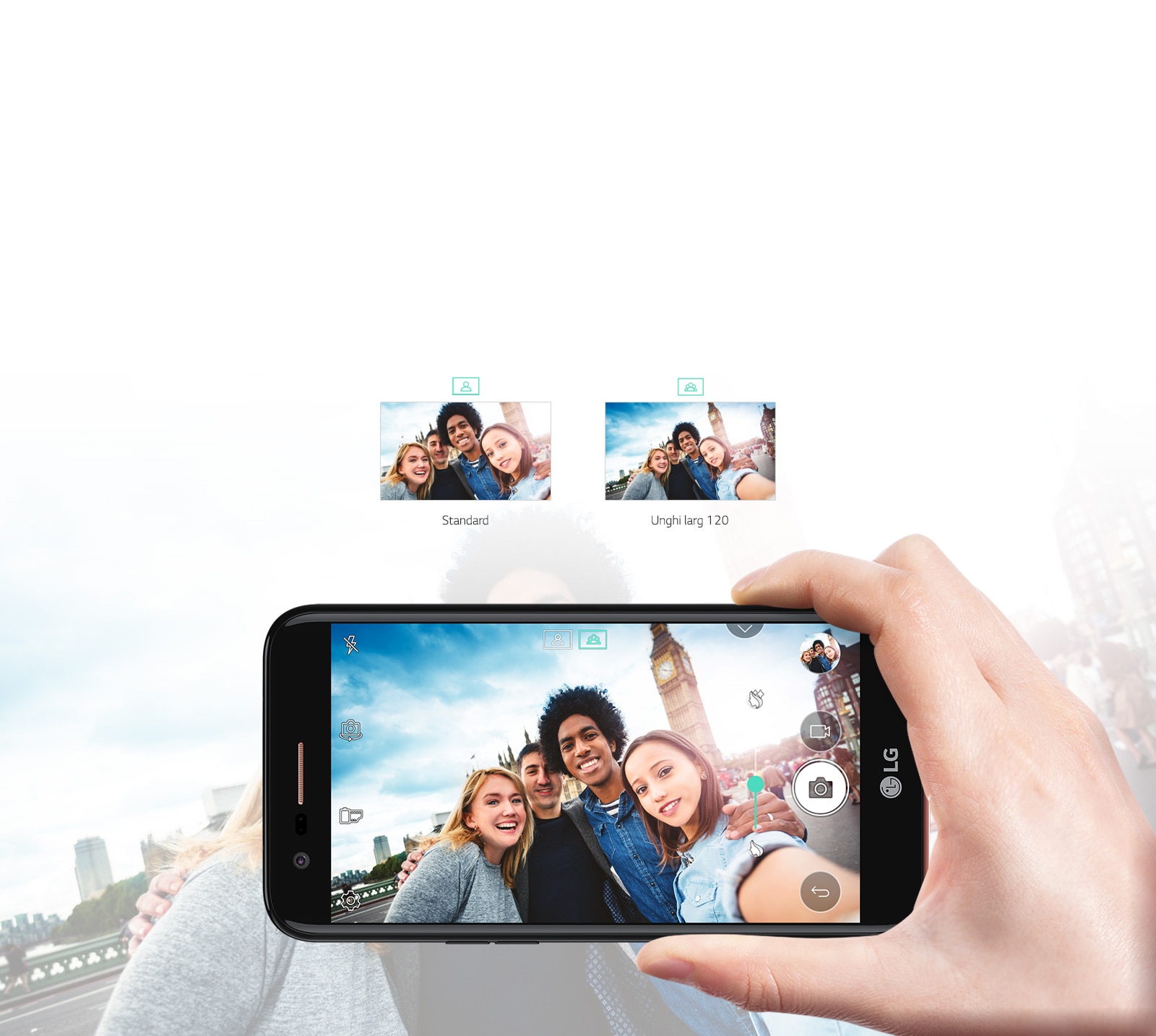 Cameră pentru selfie cu unghi larg 5MP<br>1