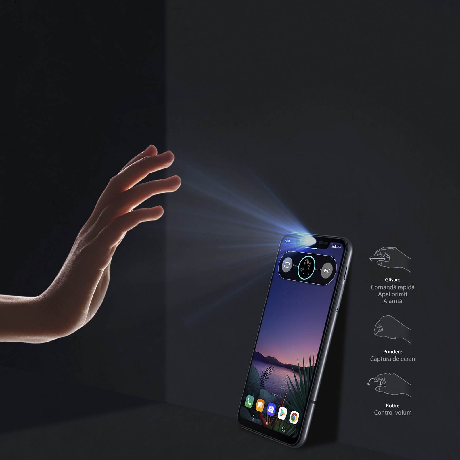 Dă comenzi fără atingere1