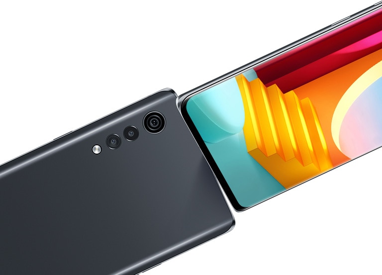 Designul simplu și elegant al noului LG VELVET.