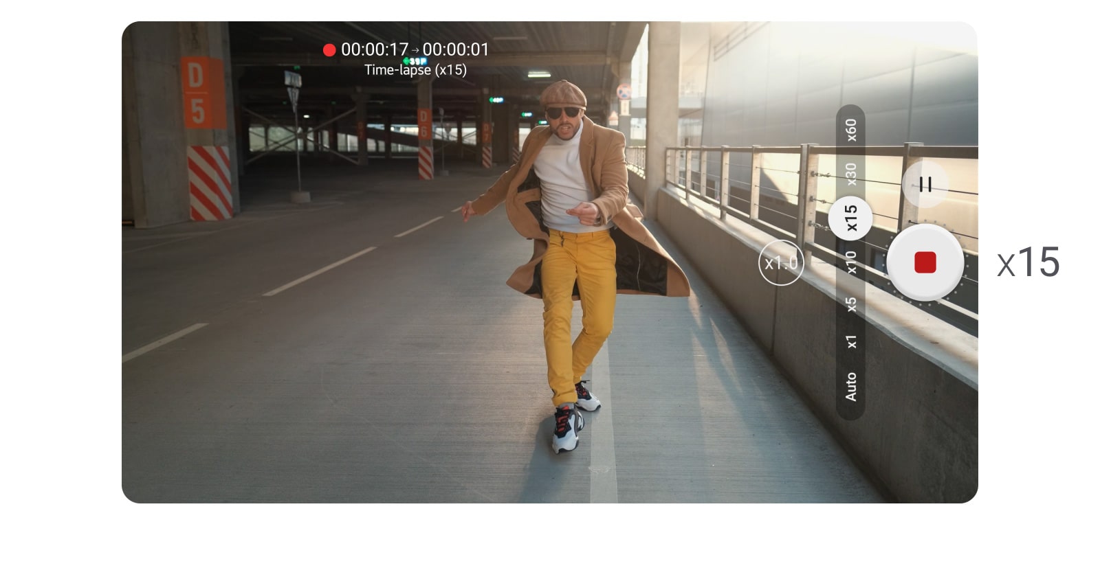 Un bărbat care dansează pe stradă.