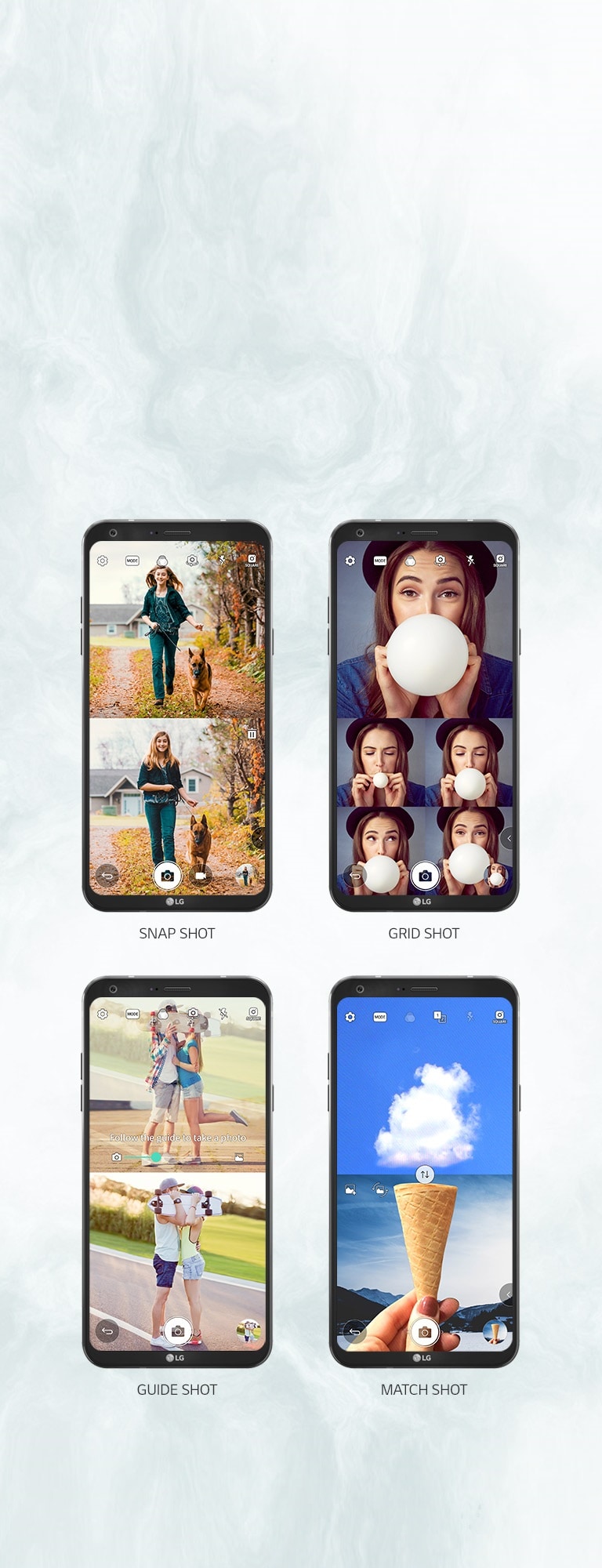 Partajează fotografiile pătrate<br>2