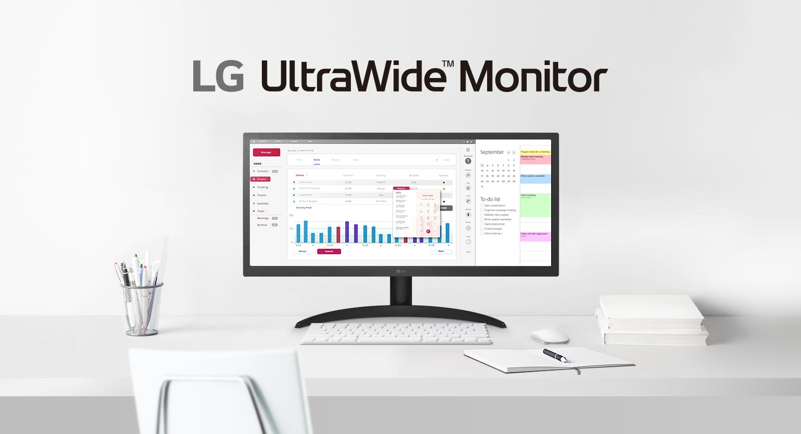 LG UltraWide™ Monitor.