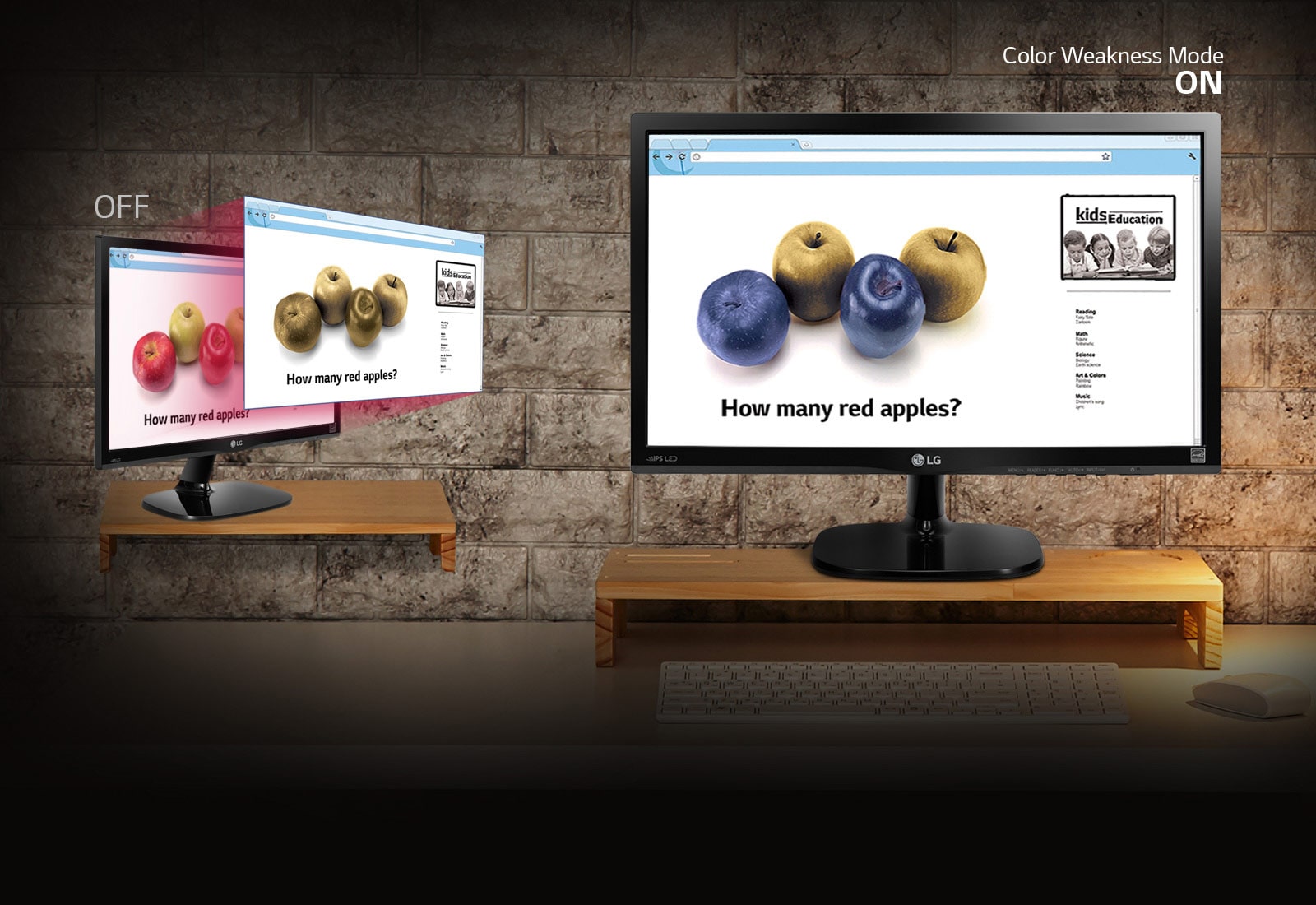 Oferă o expunere color îmbunătățită, pentru persoane daltoniste