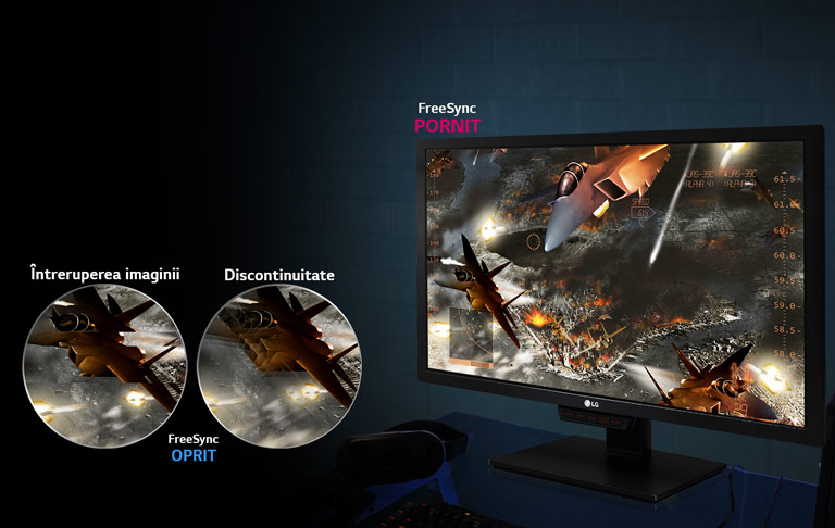 Mișcare fluidă pentru  jocuri:  AMD FreeSync™ <br>2