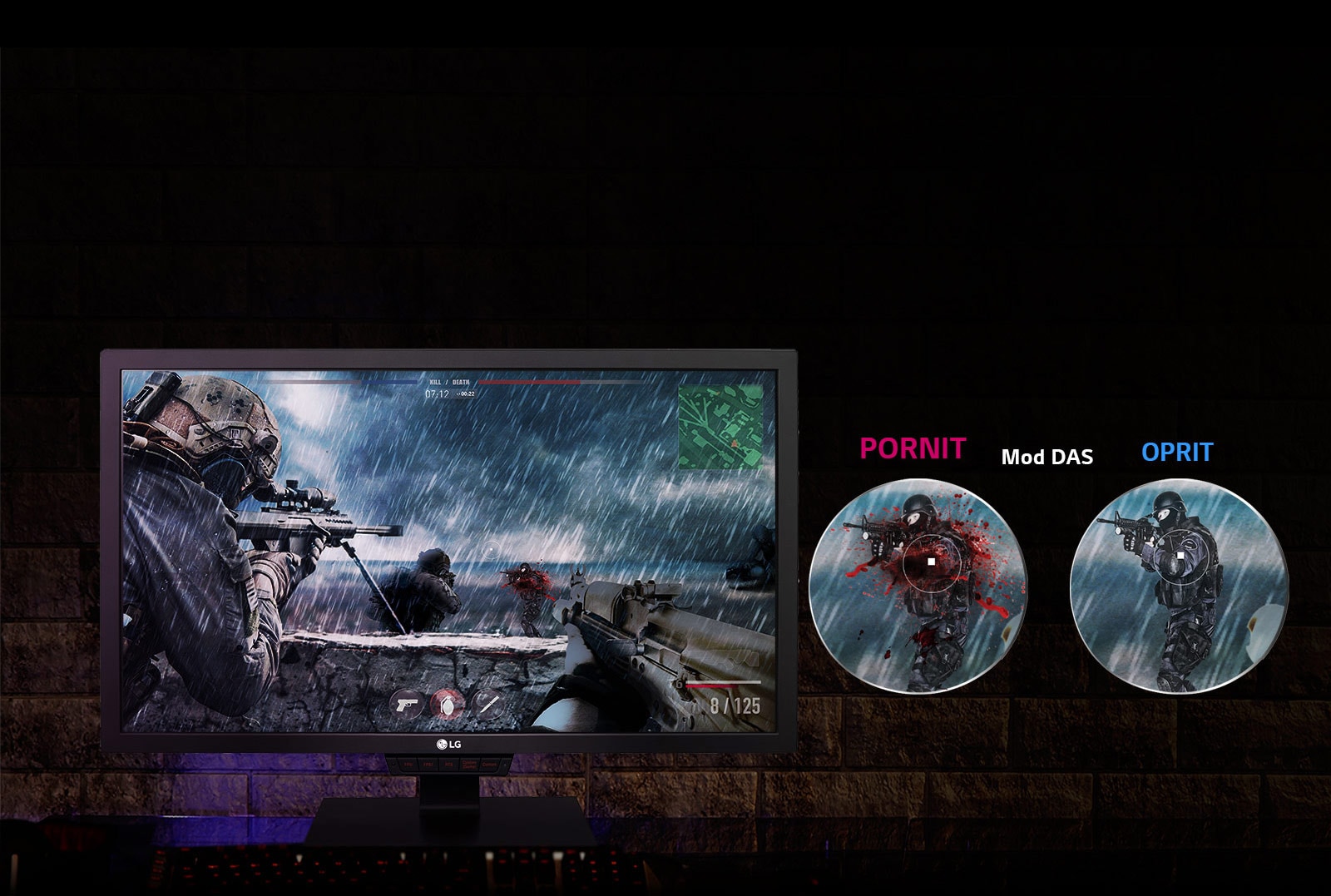 Caracteristici pentru gaminig : Mod DAS<br>1