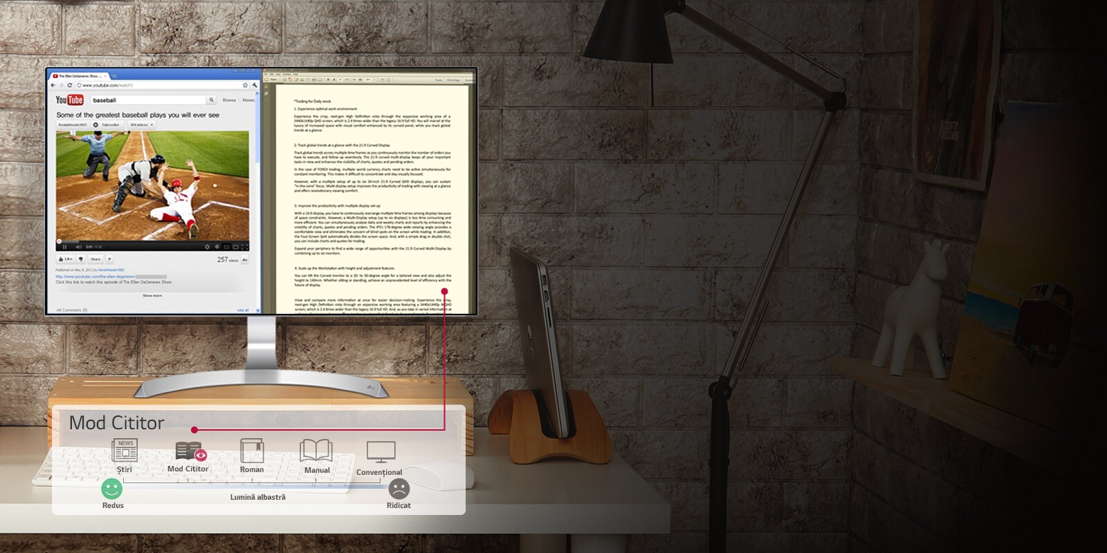 Ochi protejați și <br>confort la vizualizare1