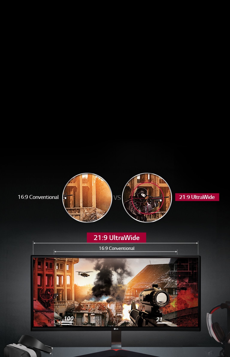 Monitor 21:9 UltraWide pentru jocuri de 34"<br>2