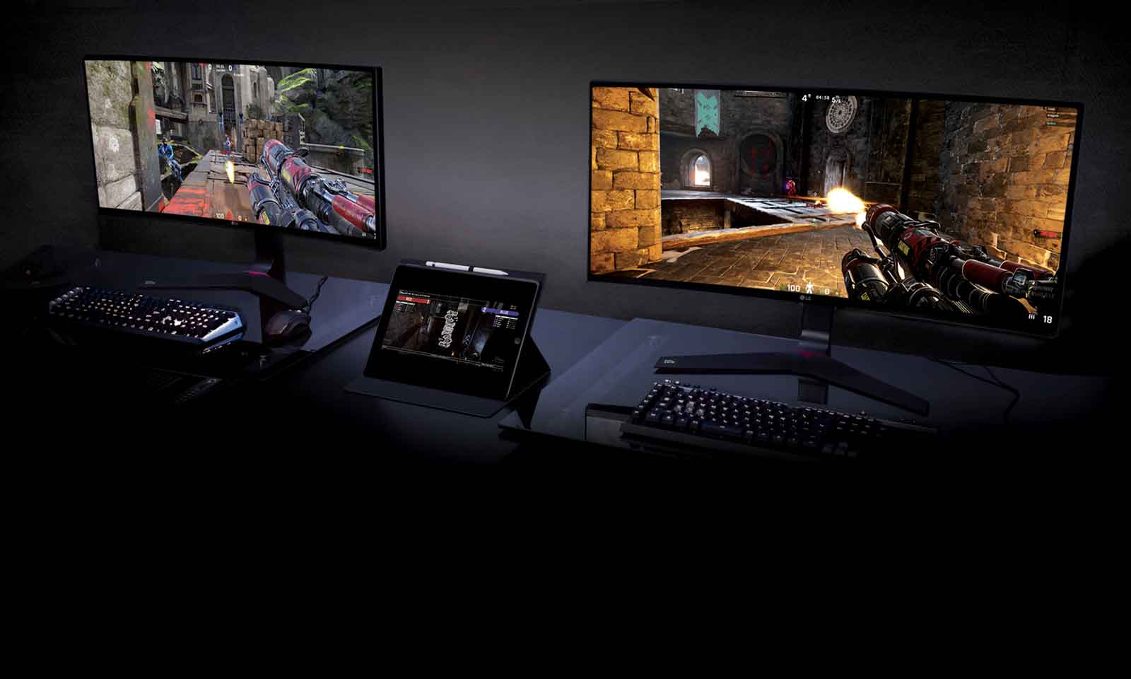 Un monitor <br>pentru jocuri cu funcții complete1