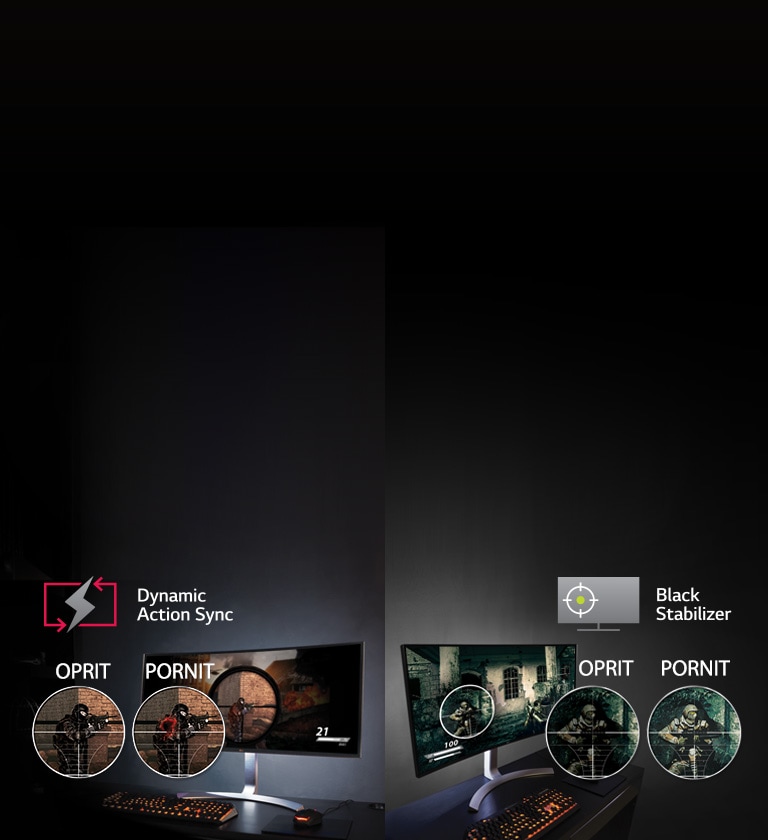 Dynamic Action Sync și Black Stabilizer<br>2