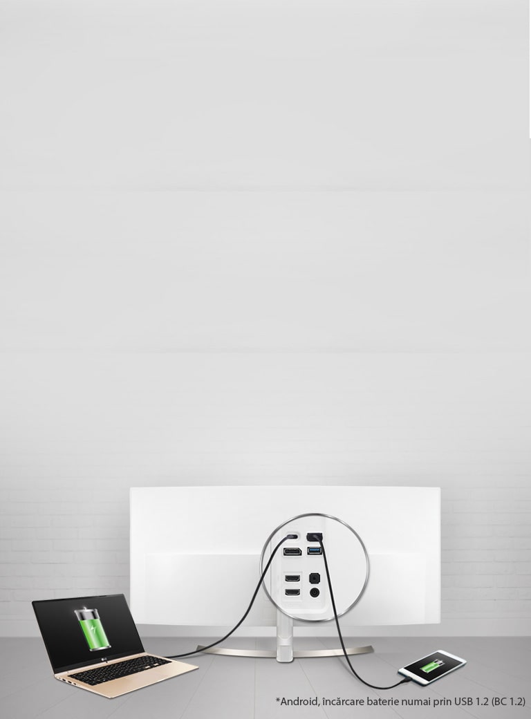 USB Type-C™ și USB 3.0 Quick Charge<br>2