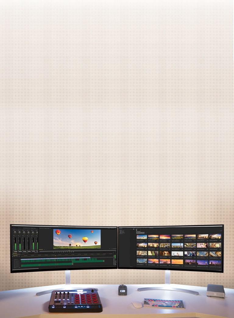 Suprafață de afișare 3840x1600 QHD+<br>2