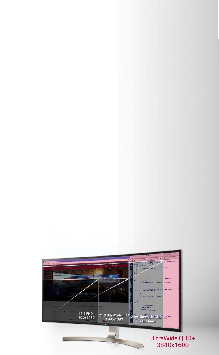 Economisești timp prin multitasking 3840x1600 QHD+2