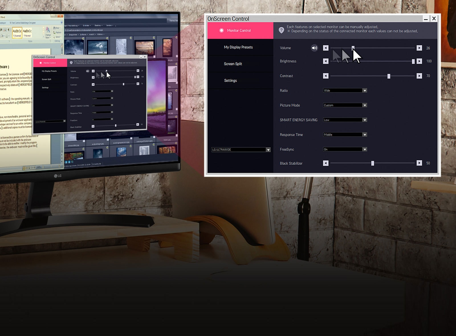 Opțiuni personalizate presetate cu un singur click1