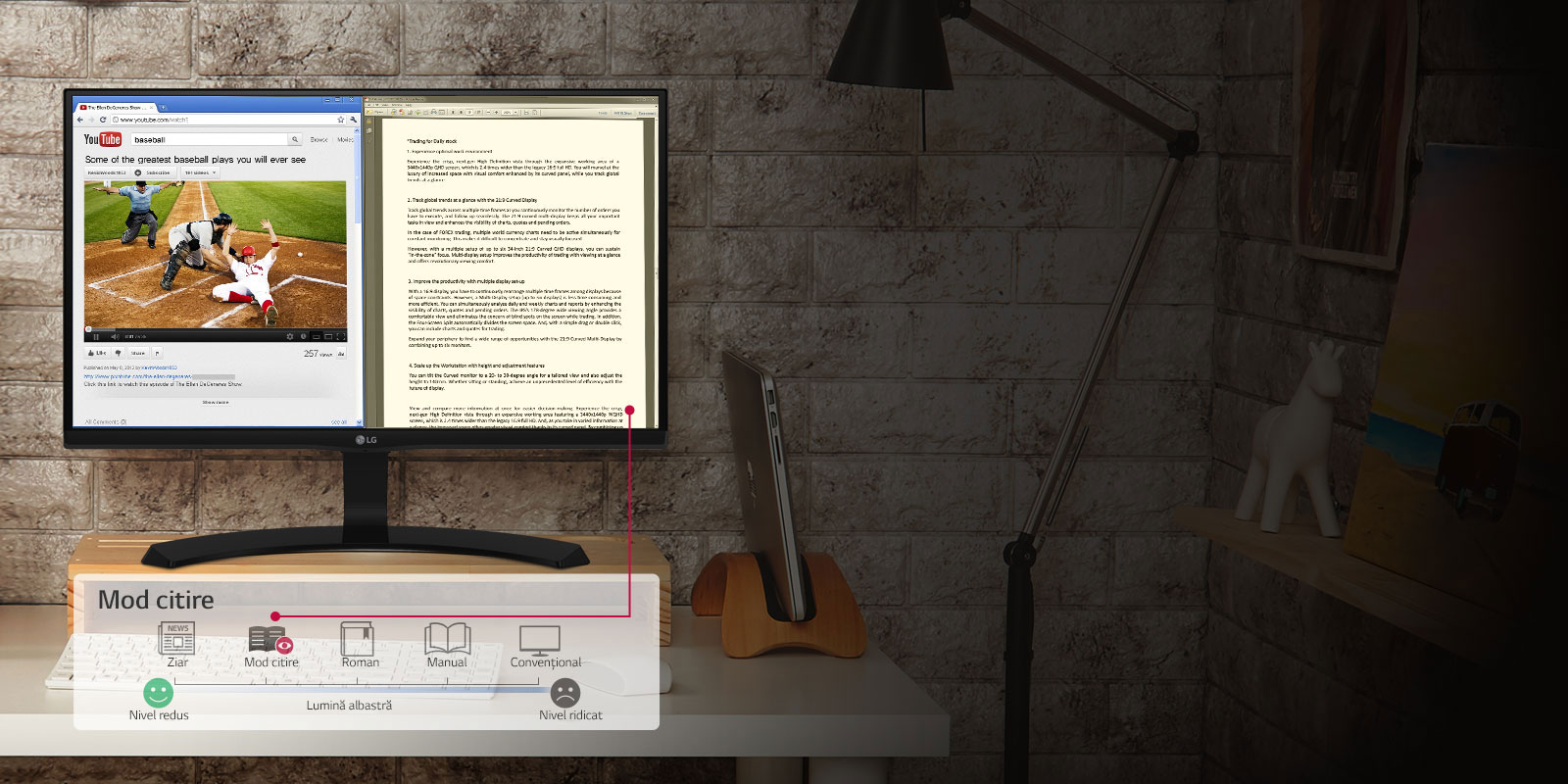 Ochi protejați și confort în vizualizare<br>1