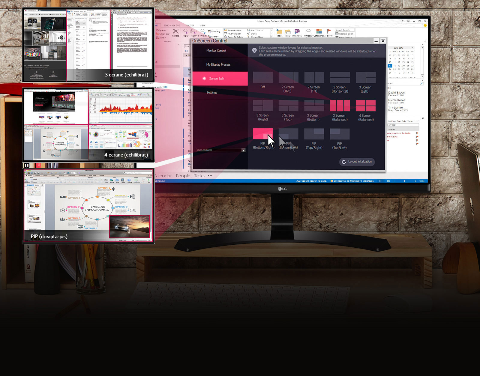 Spațiu de lucru personalizat pentru multitasking1