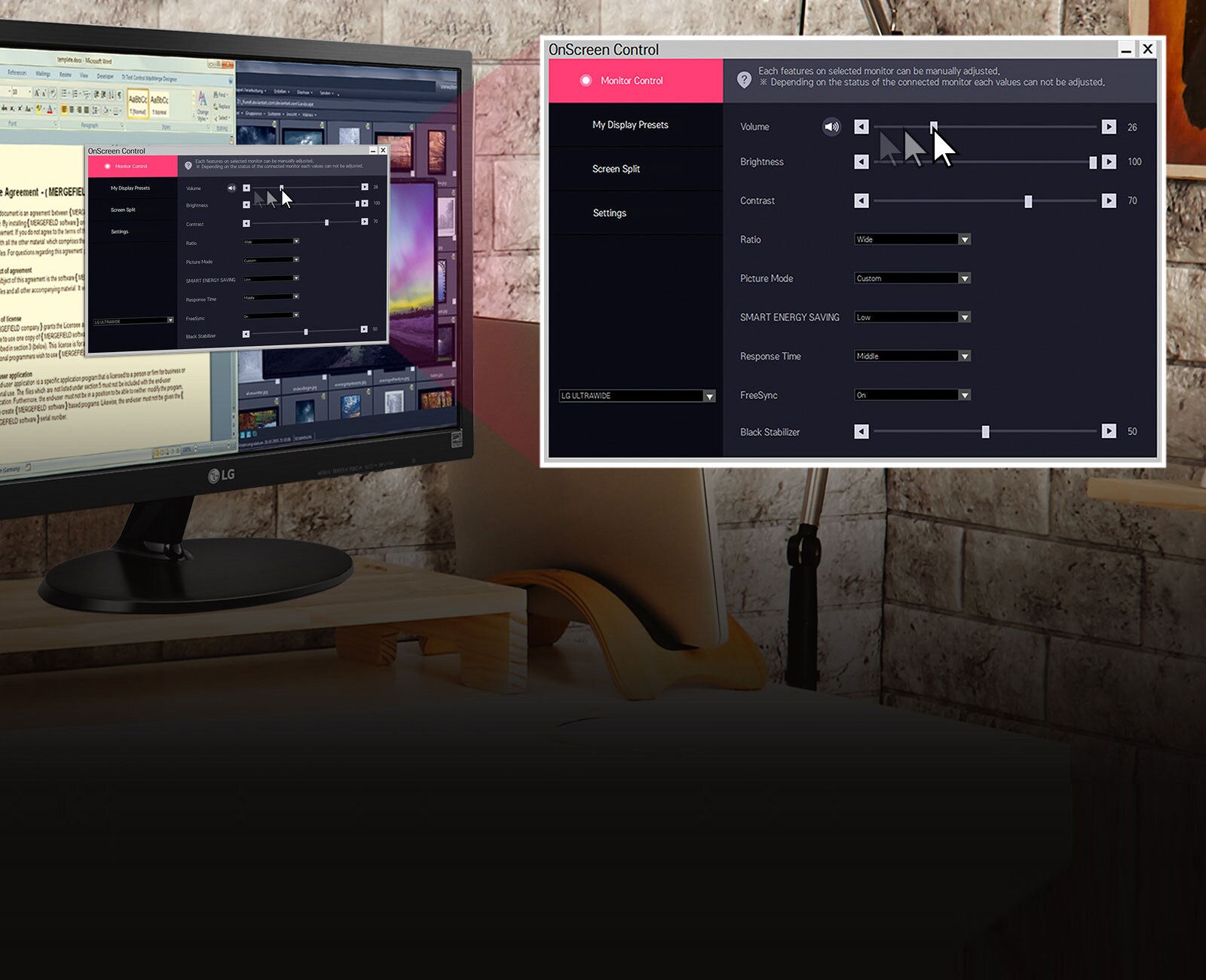 Opțiuni personalizate presetate cu un singur click1