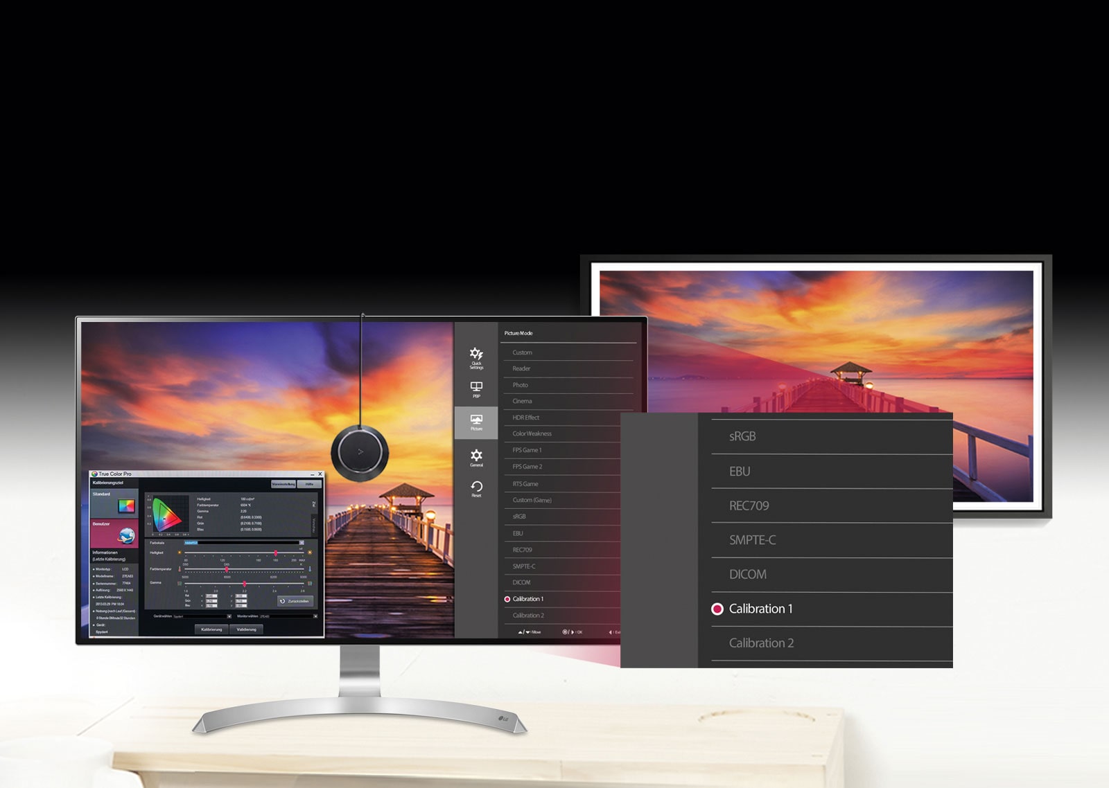 Predispus pentru calibrare hardware<br>1