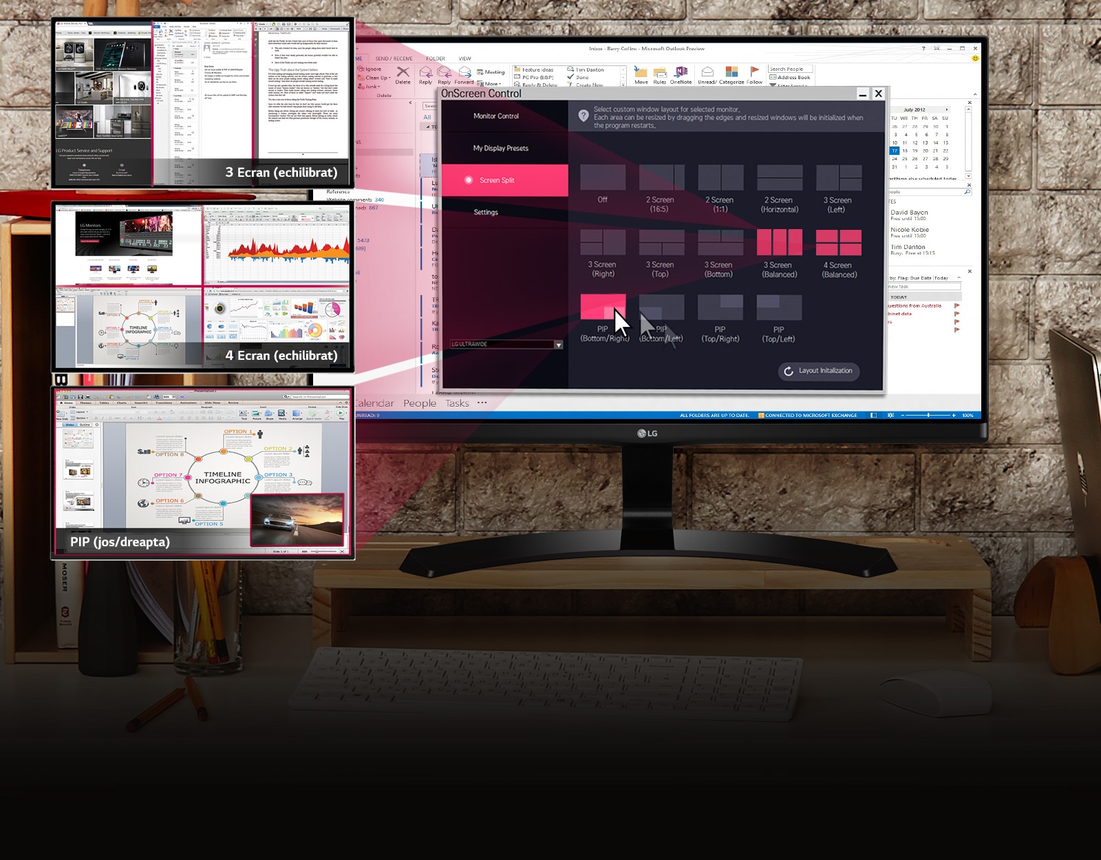 Spațiu de lucru personalizat pentru multitasking1
