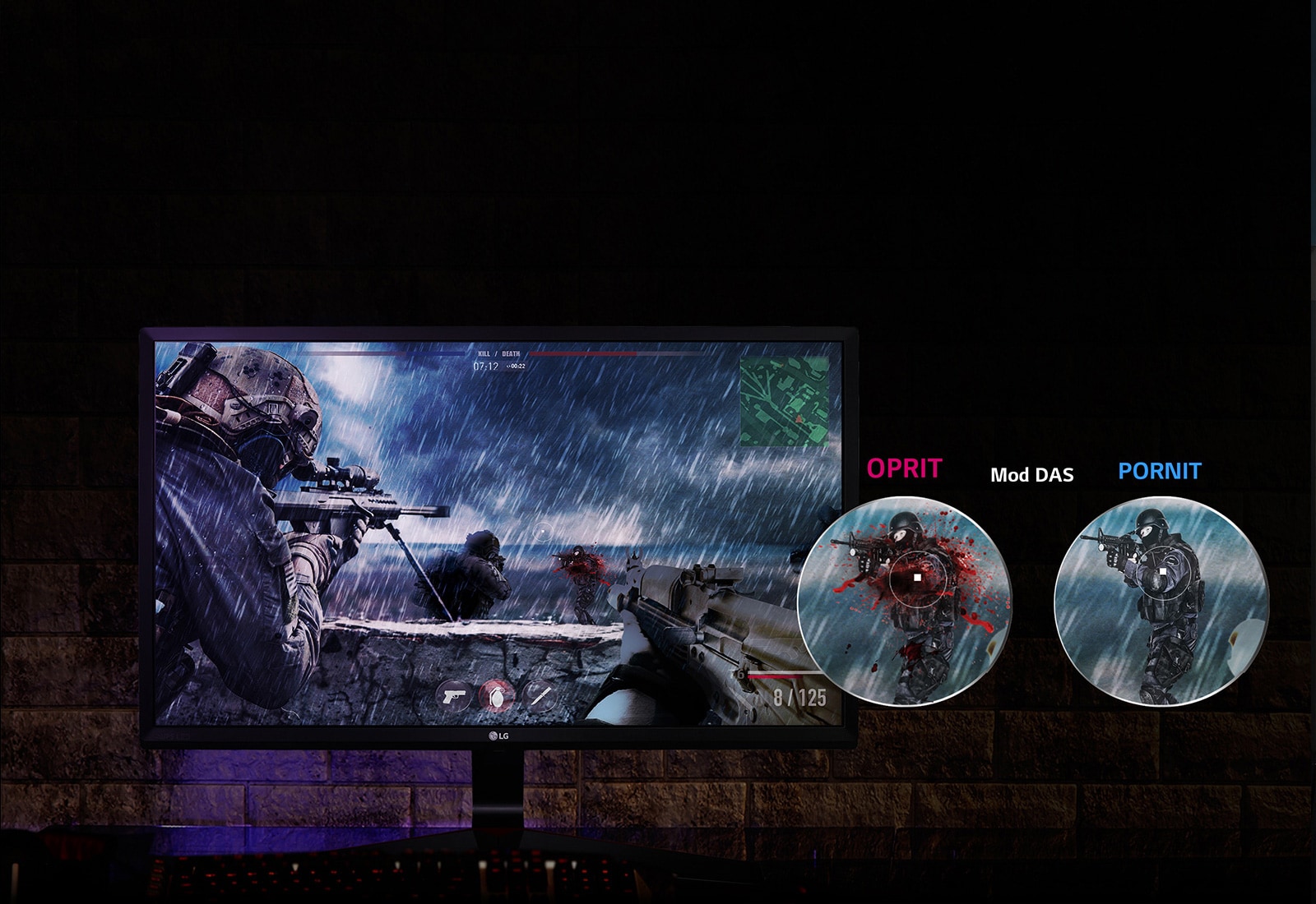 Caracteristici variate pentru jocuri: Mod DAS<br>1