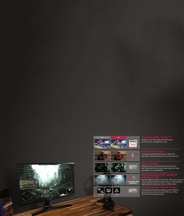 Caracteristici variate pentru jocuri: Modul Joc2