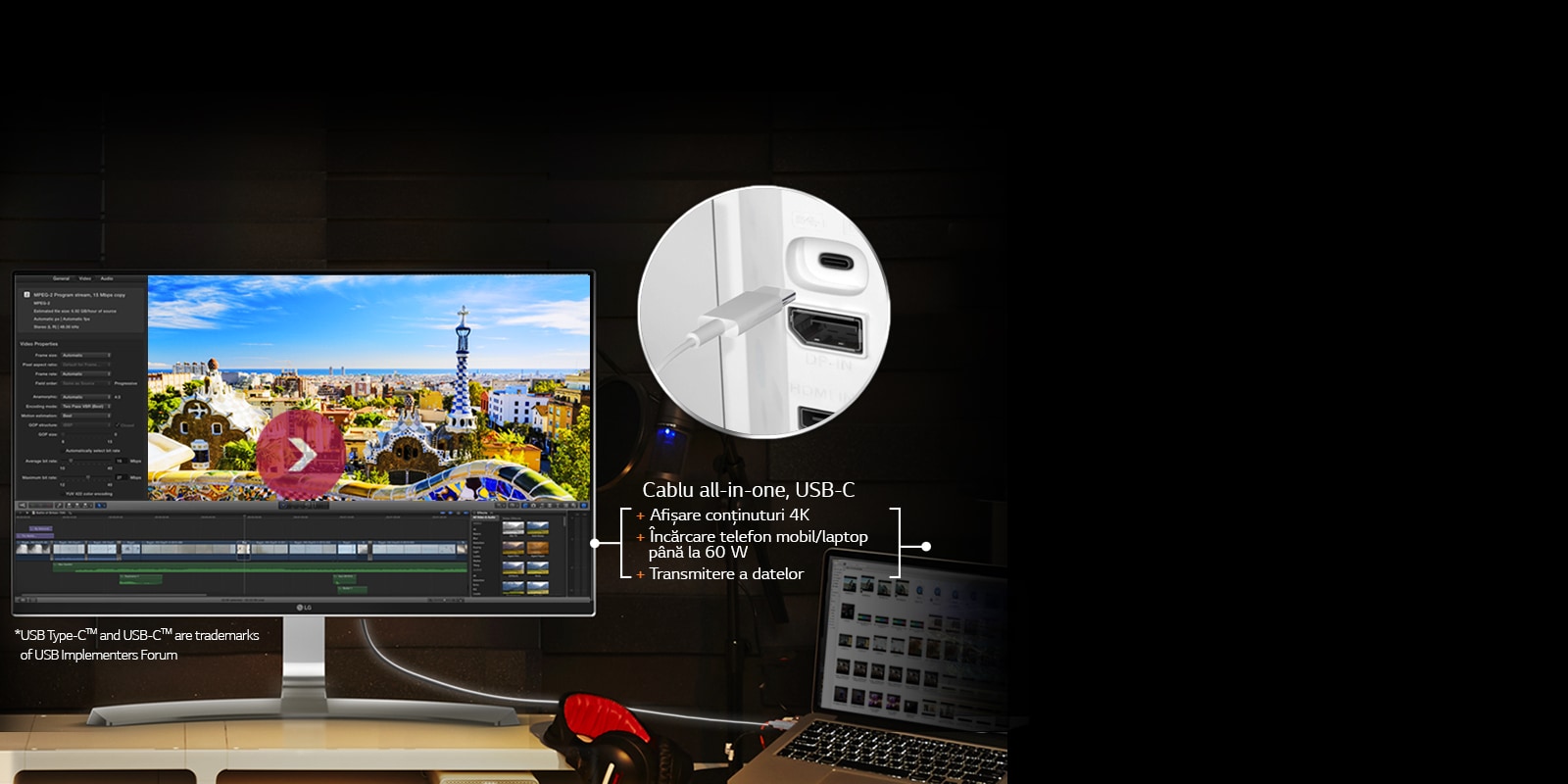 Facilitate de utilizare de nivel superior cu USB-C3
