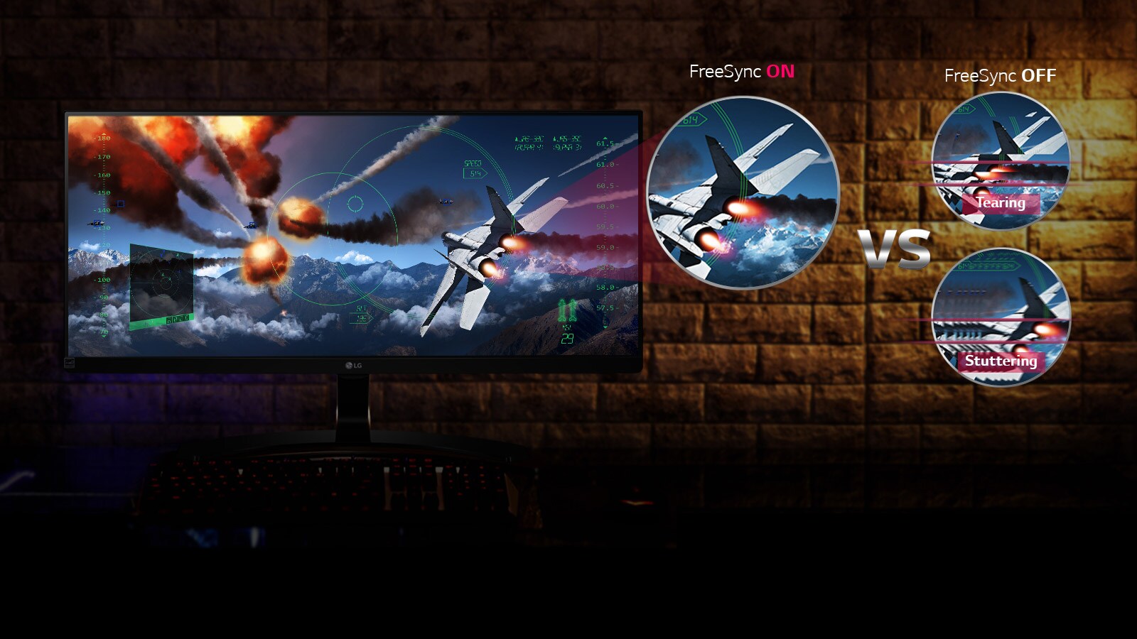 Câmpul vizual UltraWide adaptat la FreeSync