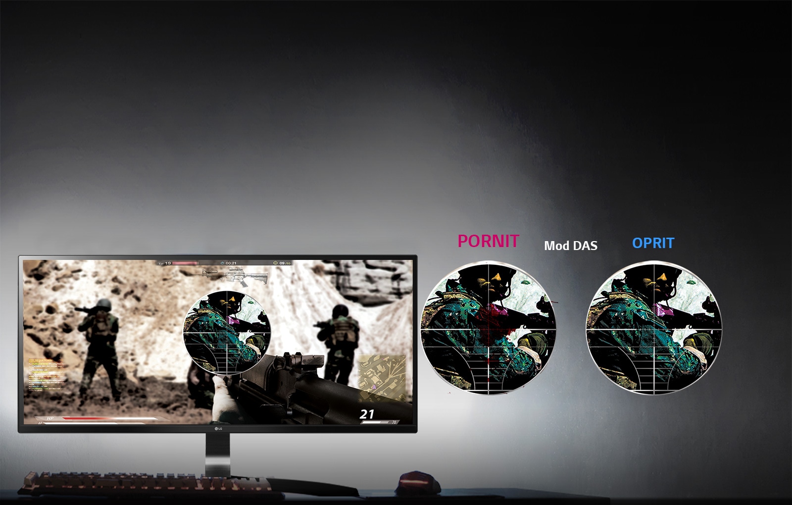  Caracteristici variate pentru jocuri: Mod DAS<br>1