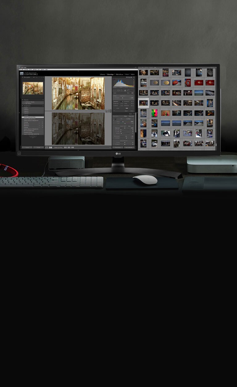 OQHD 21:9 UltraWide™ pe afișaj IPS2