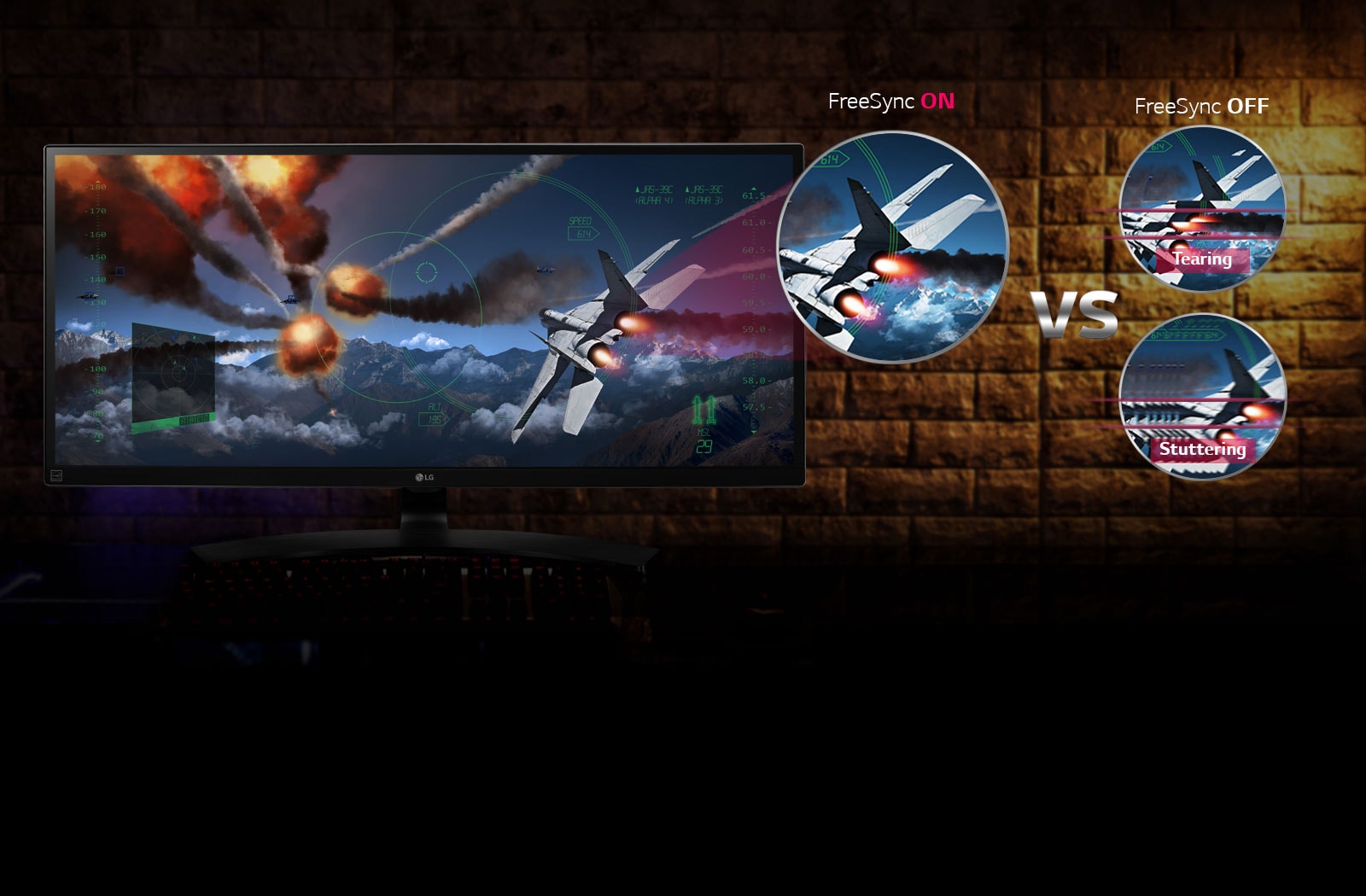 Convergența superioară a funcției FreeSync și a modelului 21:9 UltraWide™