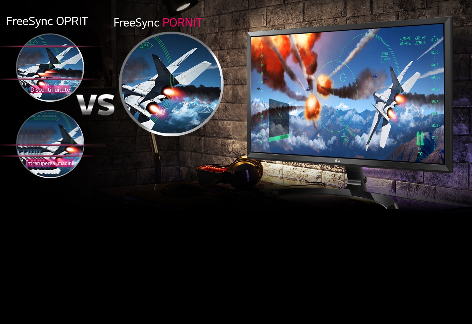 Scene de joc clare <br>și realiste cu FreeSync1