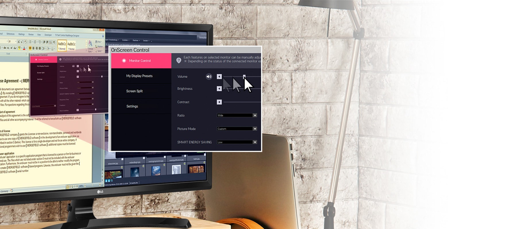 Comenzi pe ecran, practice și ușor de accesat3