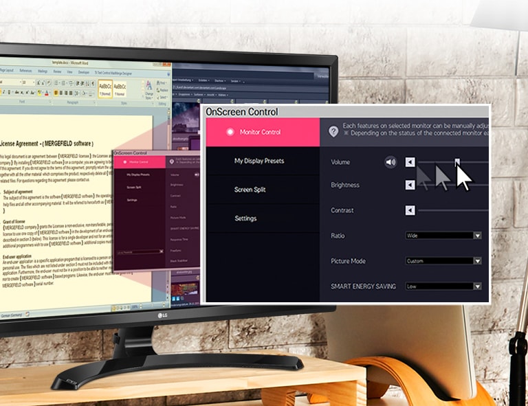 Comenzi pe ecran, practice și ușor de accesat4