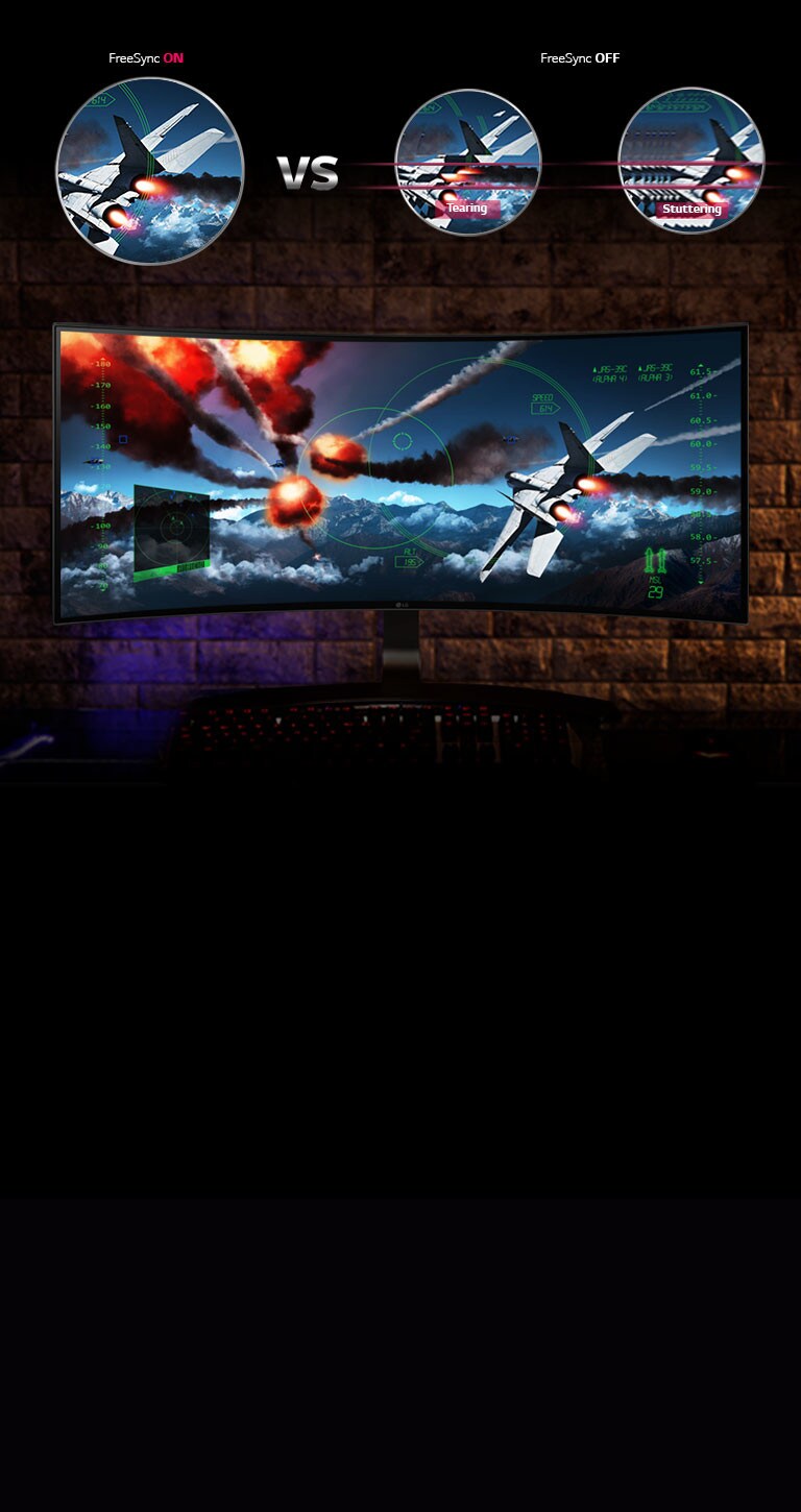 Convergența superioară a funcției FreeSync și a modelului 21:9 UltraWide™