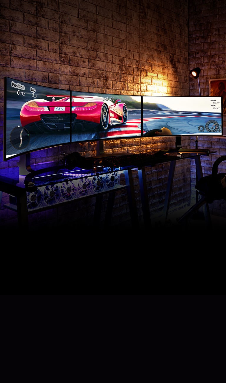 21:9 Curved UltraWide™ QHD  cu afișaj IPS