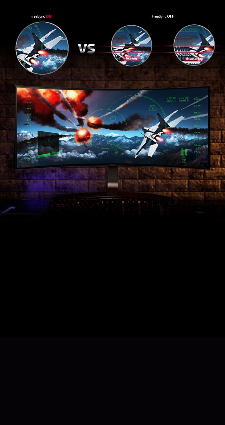 Convergența superioară a funcției FreeSync și a modelului 21:9 UltraWide™