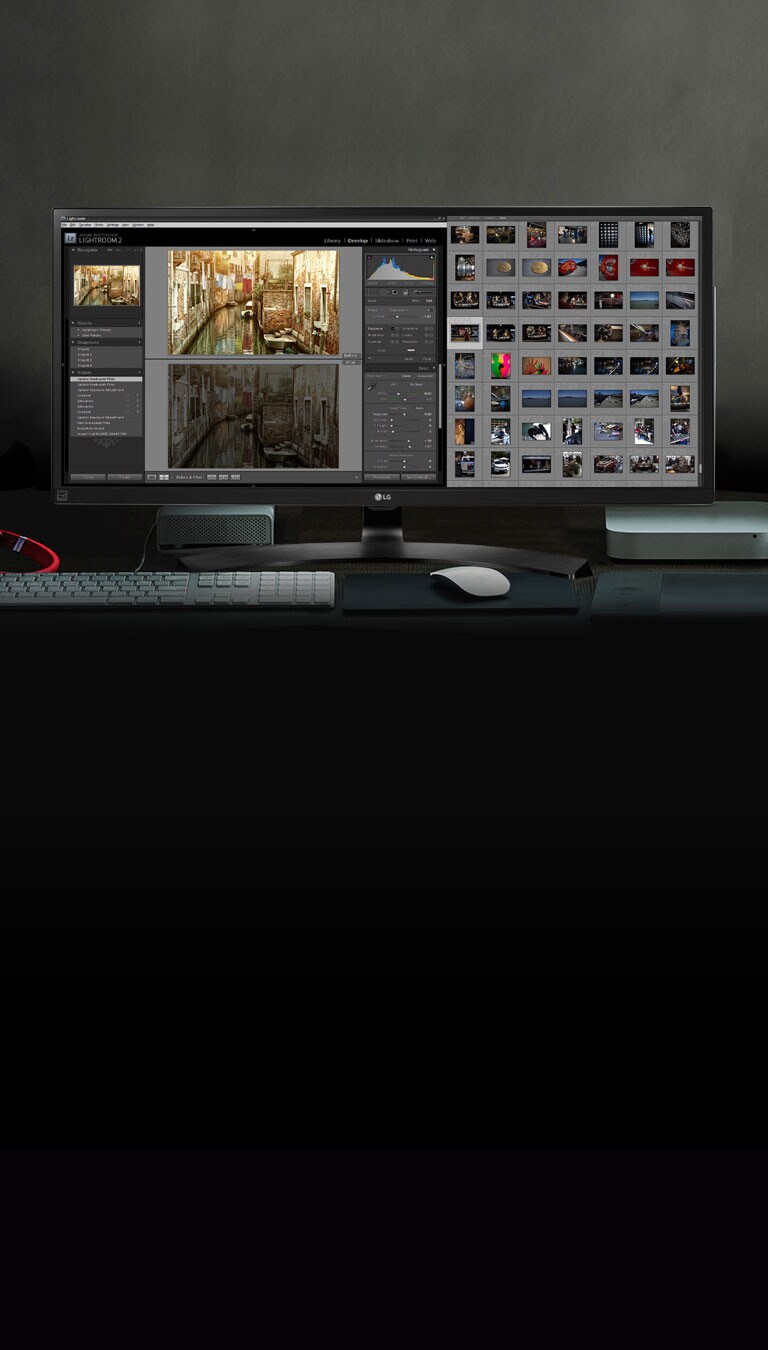 21:9 Curved UltraWide™ QHD  cu afișaj IPS