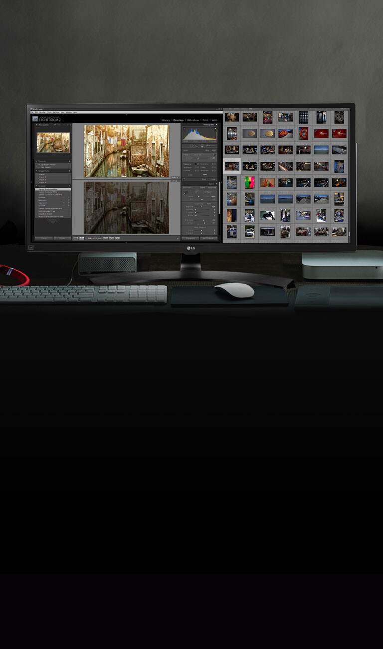 21:9 Curved UltraWide™ QHD  cu afișaj IPS