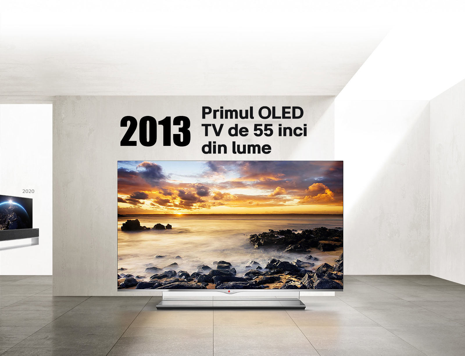 LG TV. Titlu, 2013 Primul OLED TV de 55 de inci din lume.